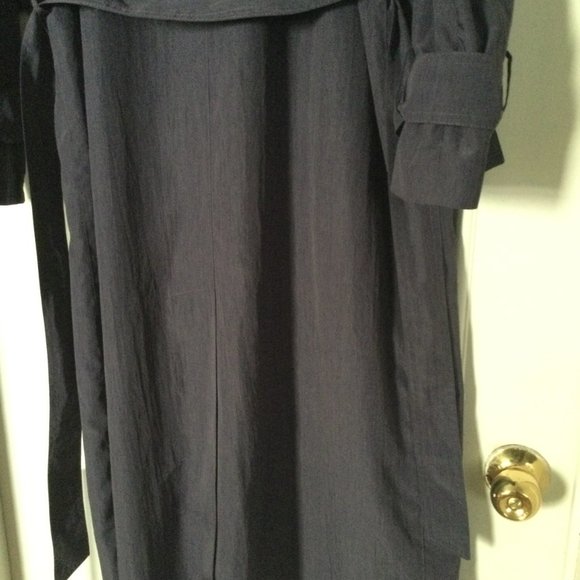 Women's Fen Nelli Long Trench coat Jacket 9/10 gently used made in China - Picture 8 of 9